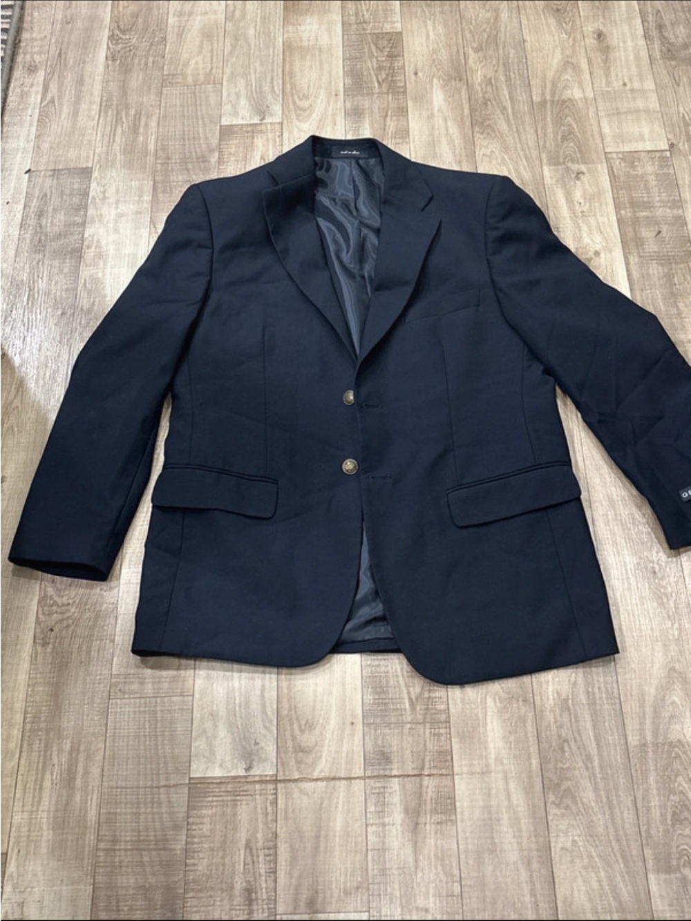 George Men's Navy Two-Button Sport Coat